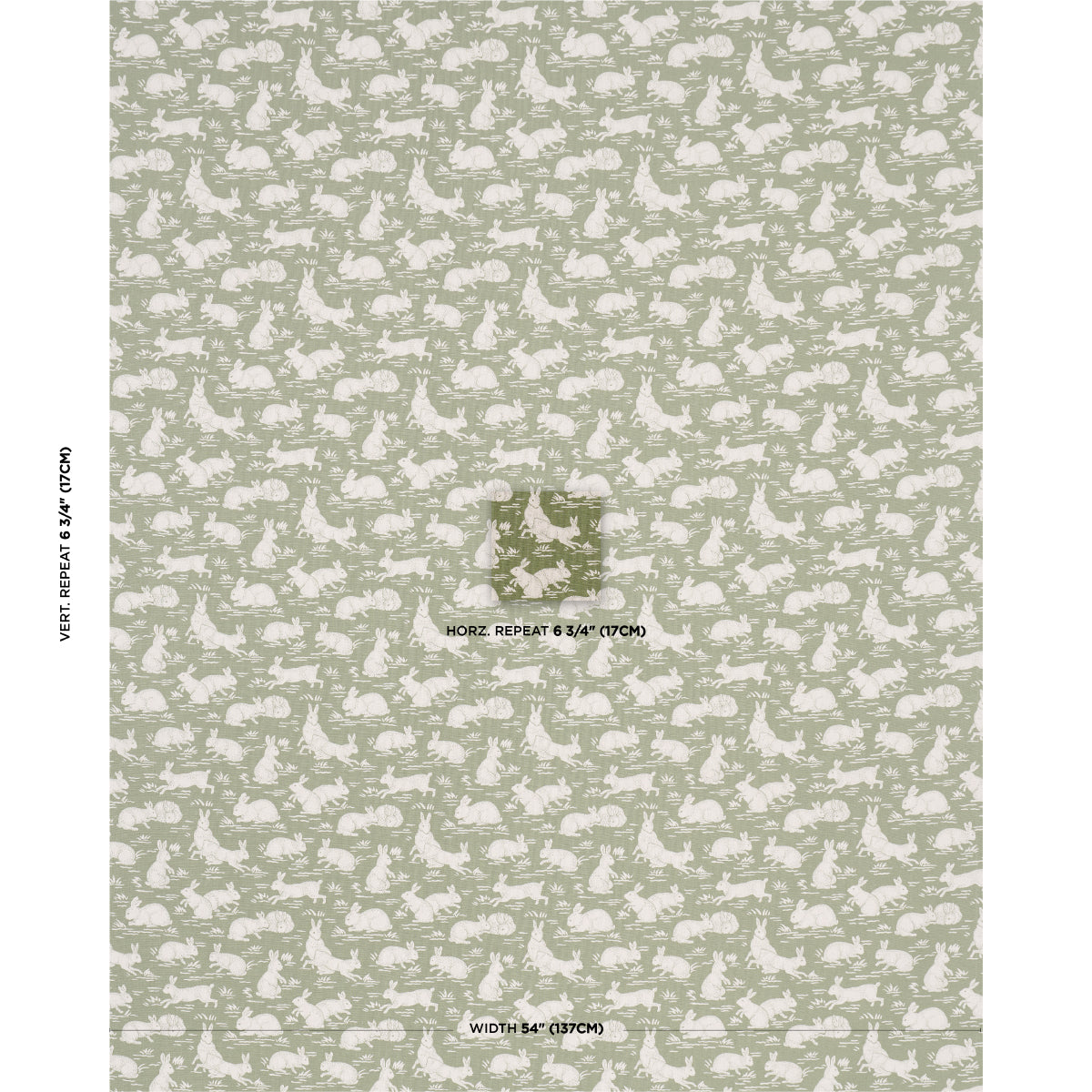 COTTONTAILS-MOSS-SCHUMACHER-182240 - Schumacher Fabric