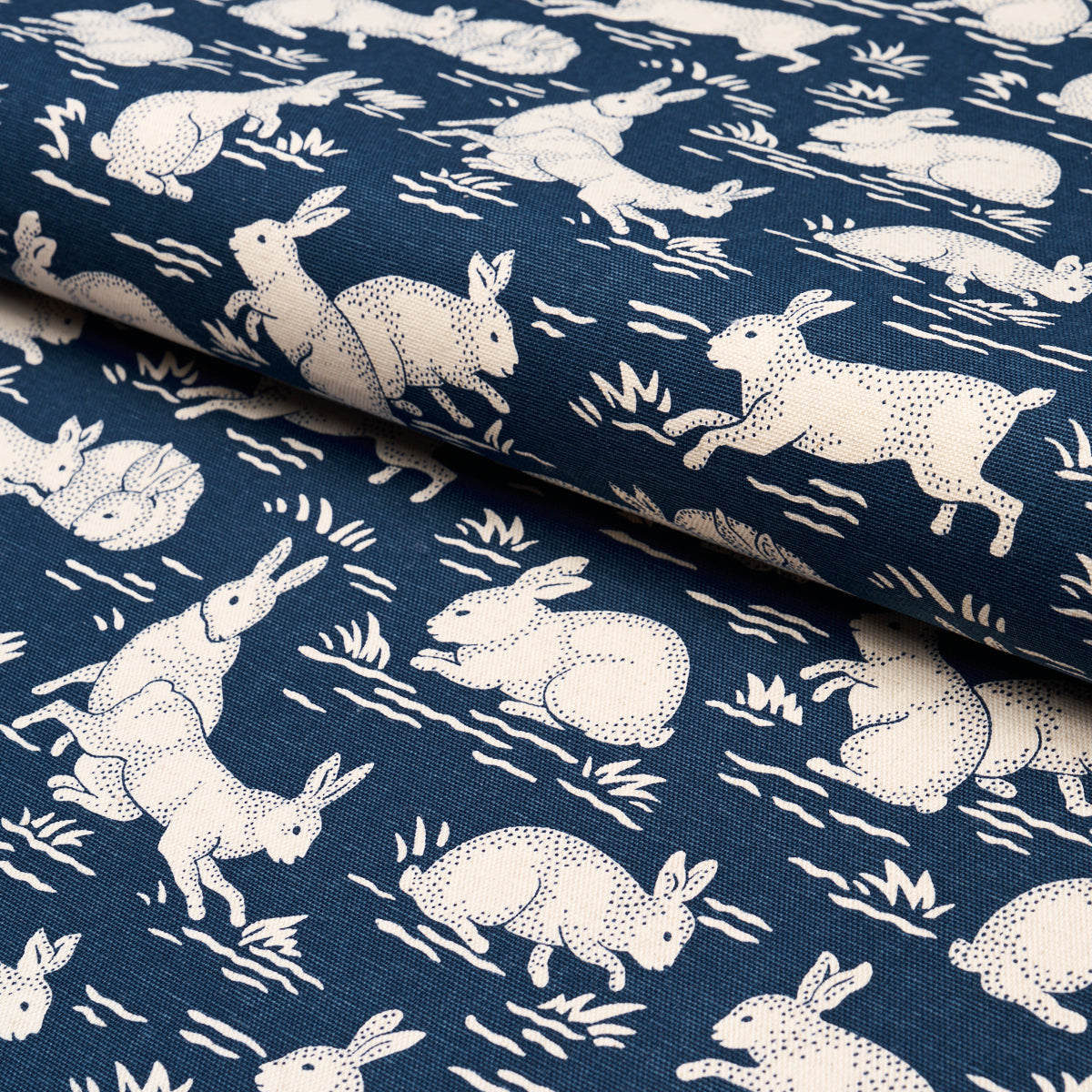 COTTONTAILS-INDIGO-SCHUMACHER-182242 - Schumacher Fabric