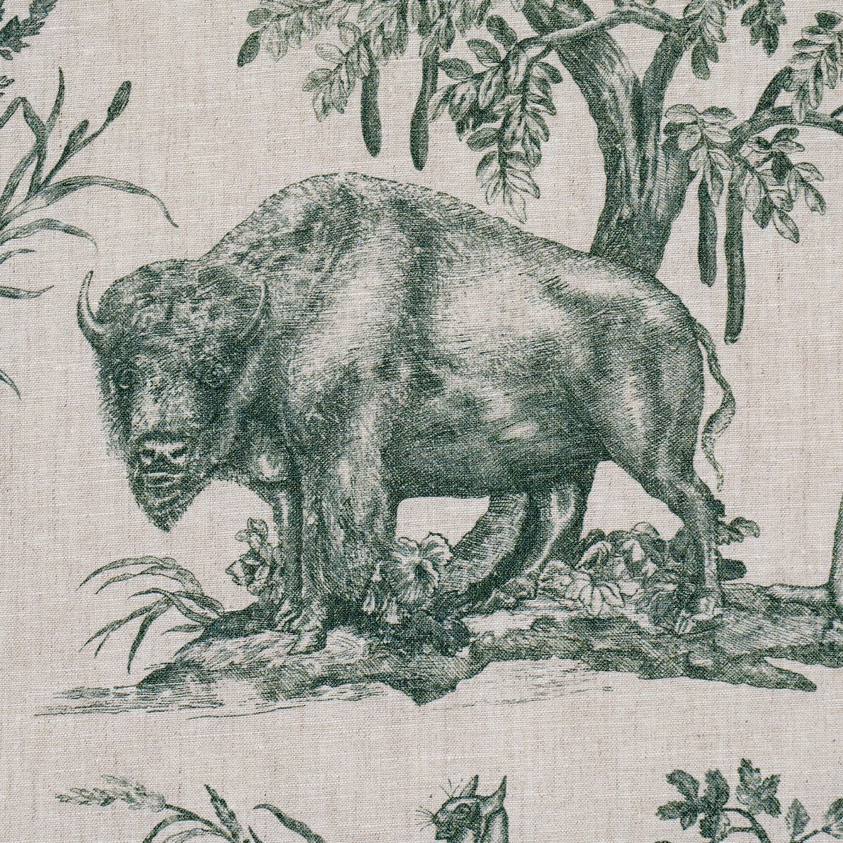 WESTERN-TOILE-FOREST-SCHUMACHER-182272 - Schumacher Tela