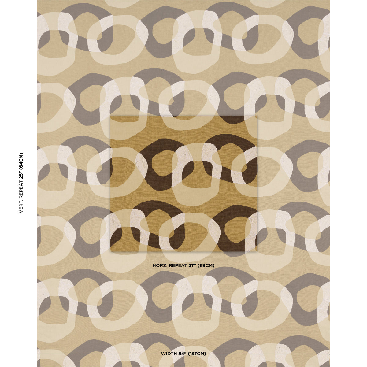 CONRAD-OCHRE-SCHUMACHER-182280 - Schumacher Fabric