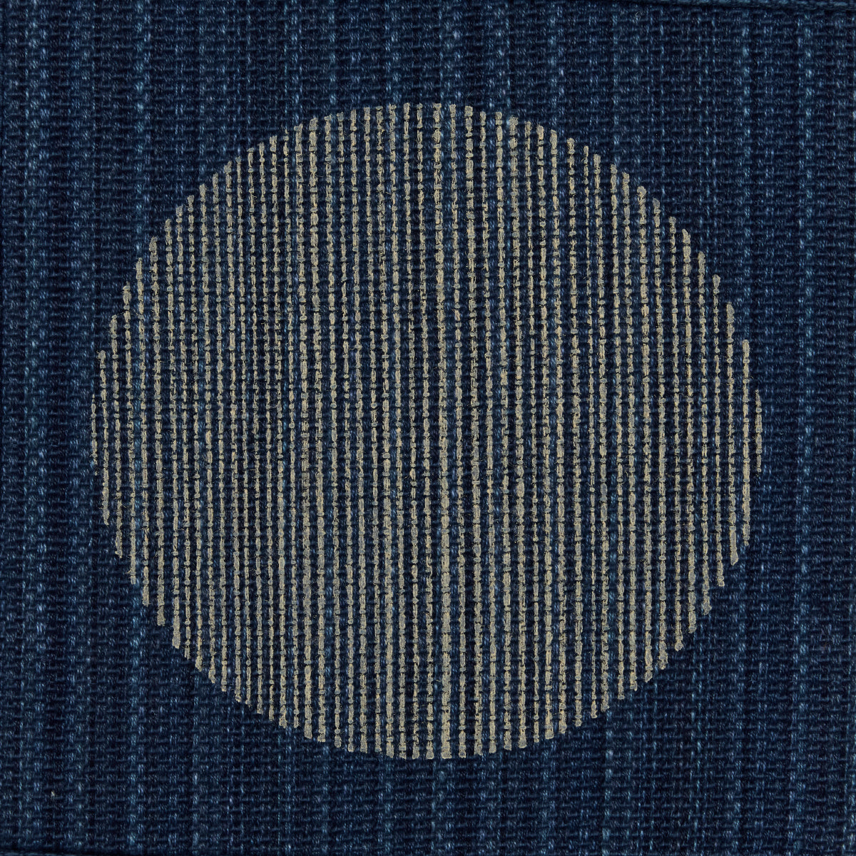 UNA-HAND-BLOCK-PRINT-INDIGO-SCHUMACHER-182302 - Schumacher Fabric