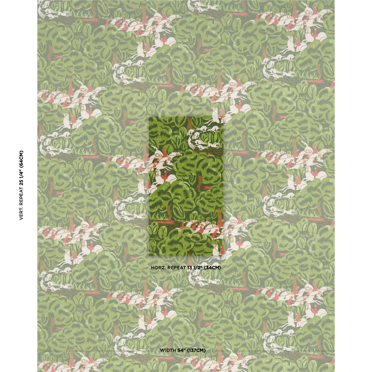 MARGARET-SCHLOEMANS-FOX-CHASE-FOREST-SCHUMACHER-182340 - Schumacher Tela