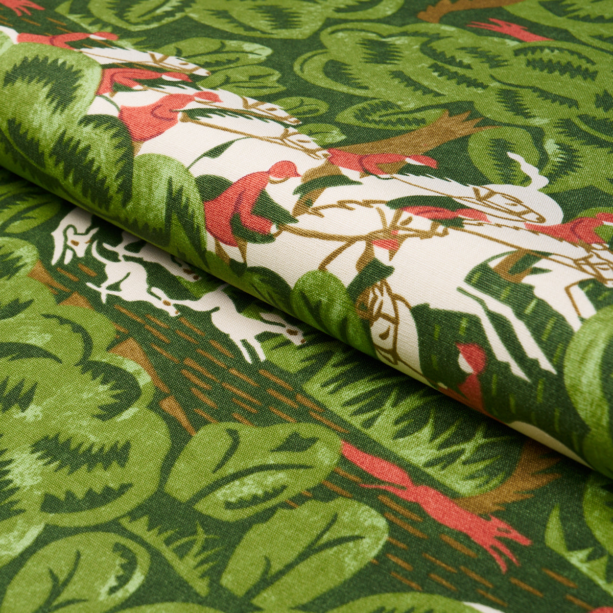 MARGARET-SCHLOEMANS-FOX-CHASE-FOREST-SCHUMACHER-182340 - Schumacher Fabric