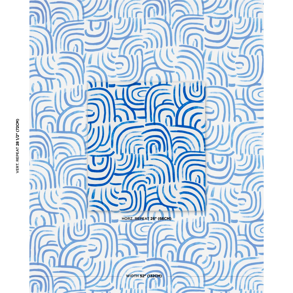 NEW-BEAT-BRIGHT-BLUE-SCHUMACHER-182360 - Schumacher Fabric