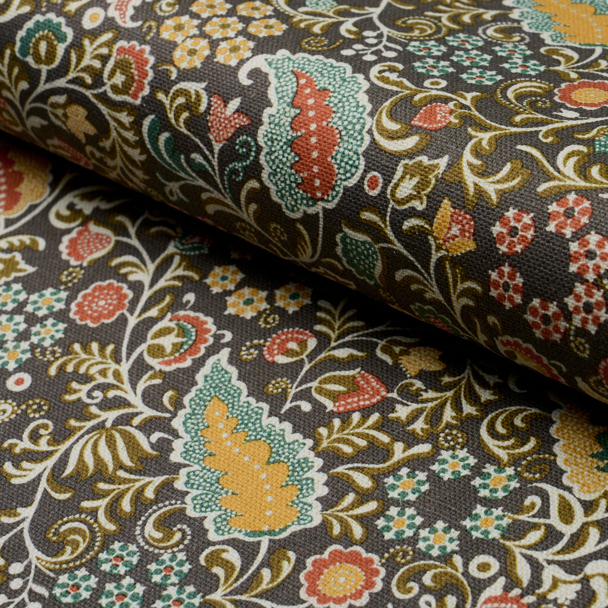 PEGGY-PAISLEY-GRAPHITE-SCHUMACHER-182430 - Schumacher Fabric