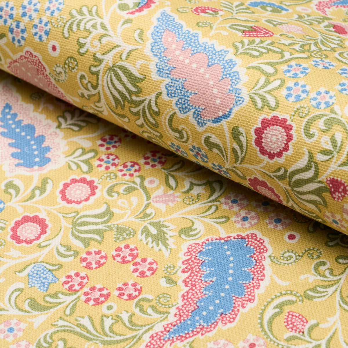 PEGGY-PAISLEY-LEMONADE-SCHUMACHER-182431 - Schumacher Fabric