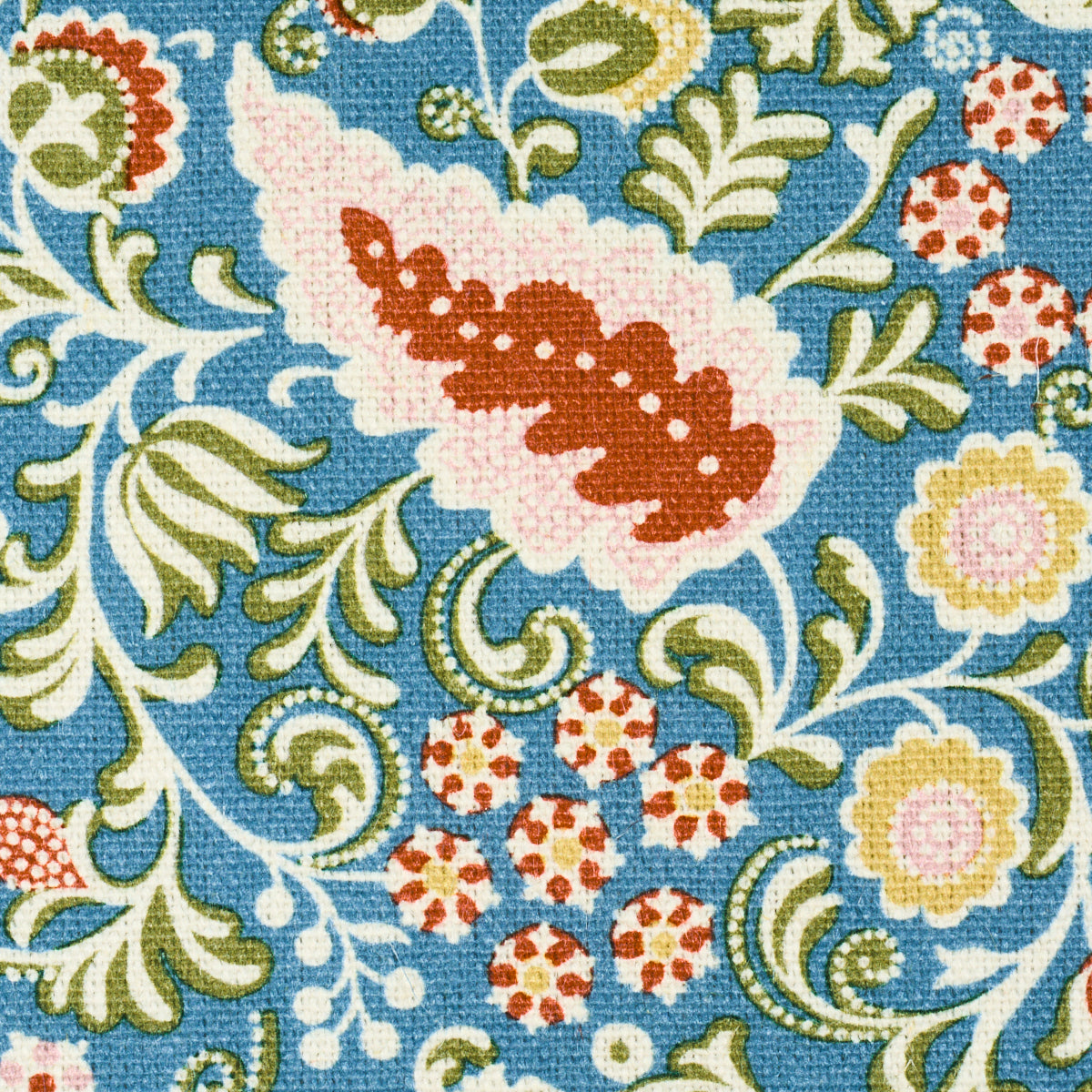 PEGGY-PAISLEY-AZURE-SCHUMACHER-182432 - Schumacher Fabric