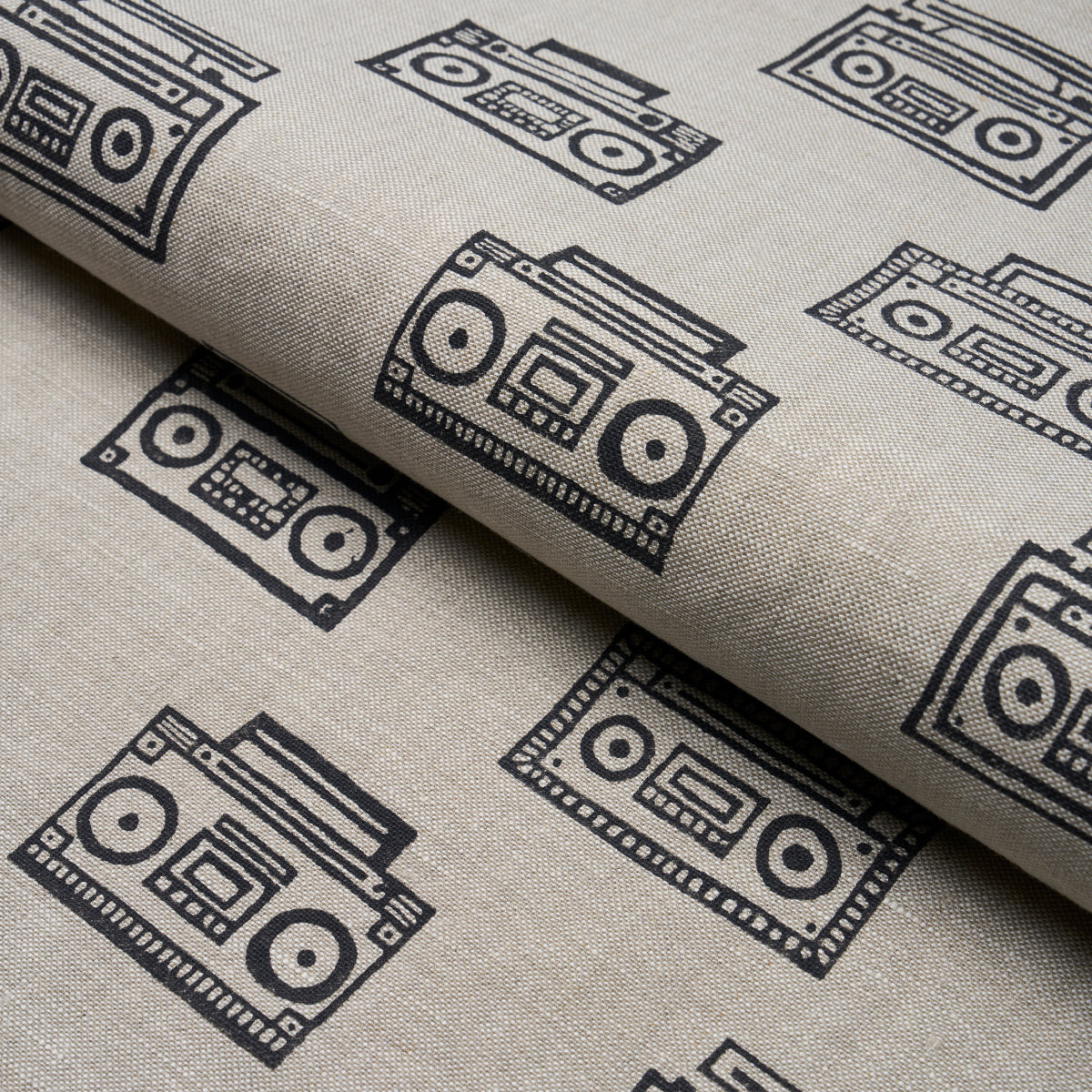 ODE-HAND-BLOCK-CHARCOAL-SCHUMACHER-182450 - Schumacher Fabric