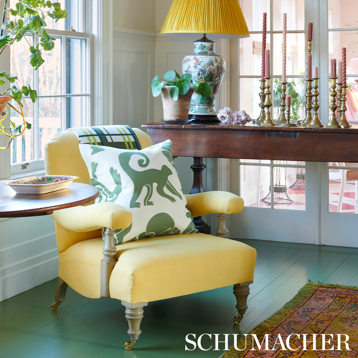 CALL-OF-THE-JUNGLE-FOREST-GREEN-SCHUMACHER-182490 - Schumacher Fabric