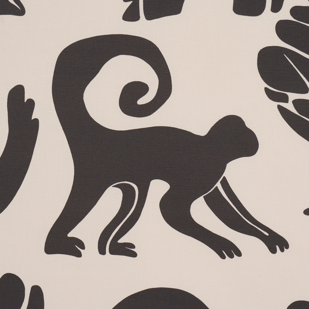 CALL-OF-THE-JUNGLE-BLACK-SCHUMACHER-182492 - Schumacher Fabric