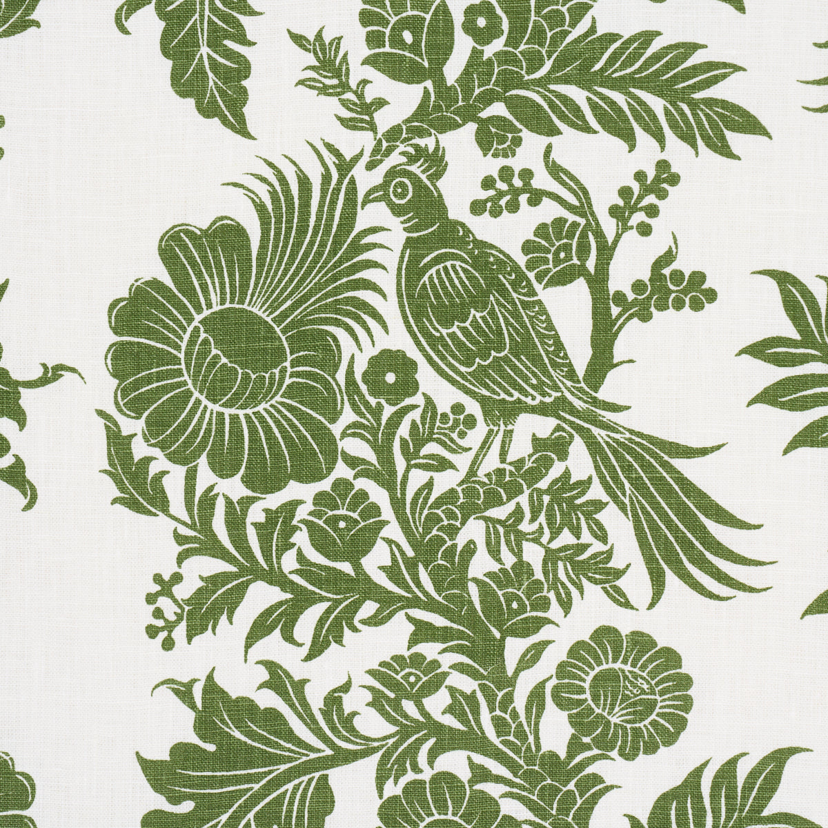 RAVEN-WOODS-GREEN-SCHUMACHER-182530 - Schumacher Fabric