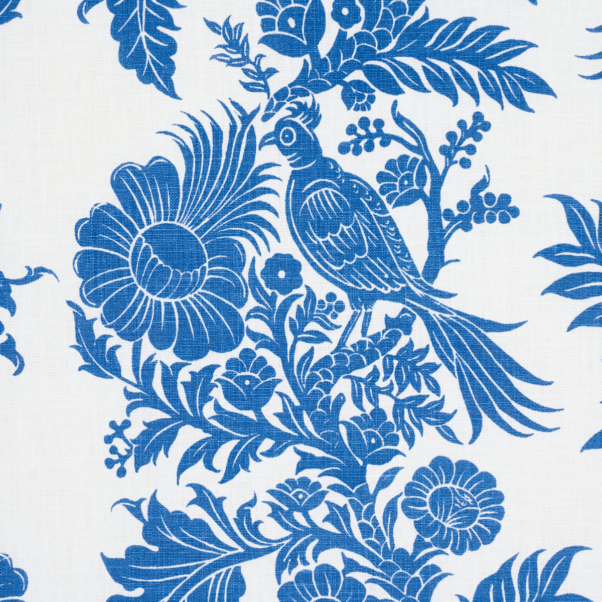 RAVEN-WOODS-BLUE-SCHUMACHER-182531 - Schumacher Fabric