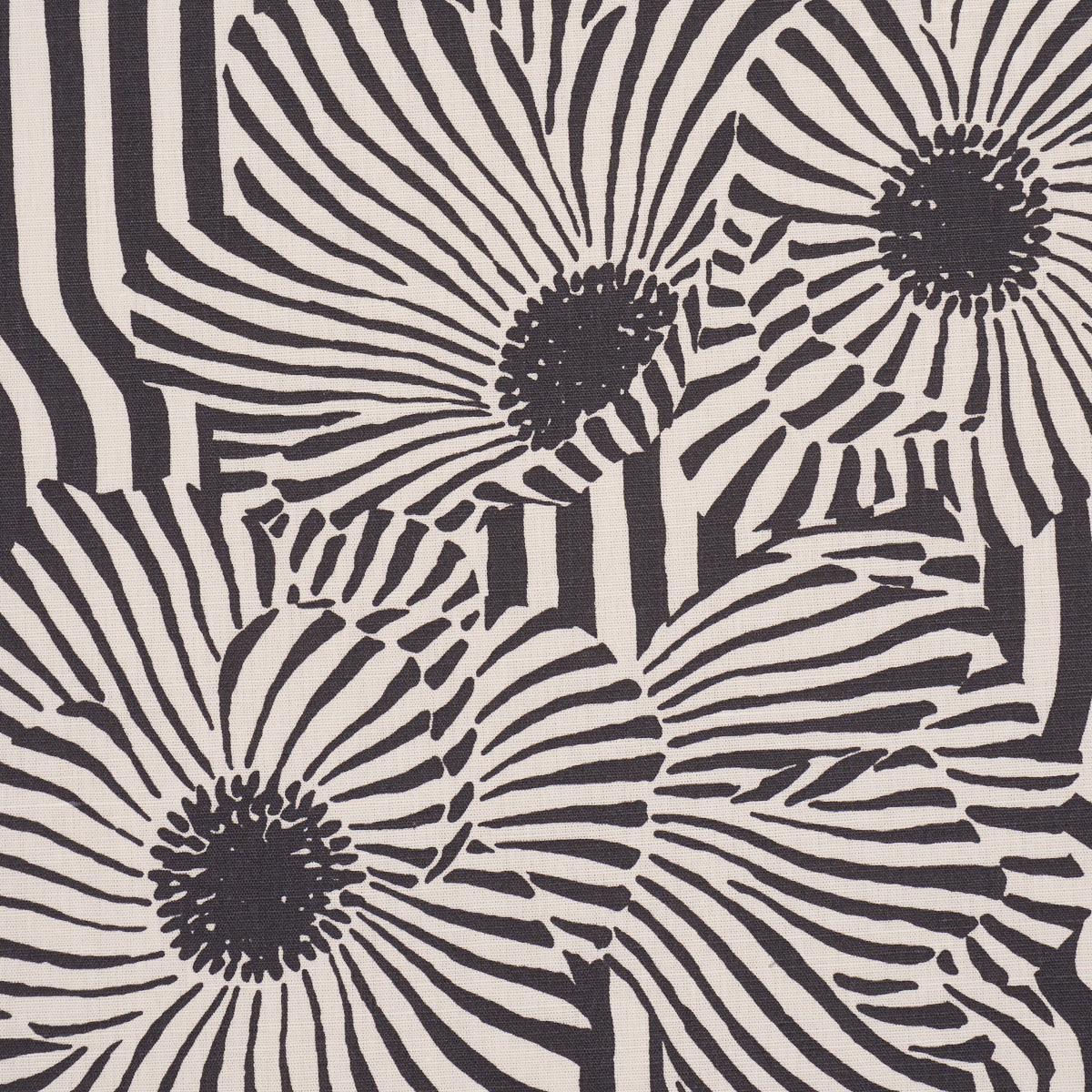 Chaney Floral - Carbon - Schumacher 182542 Fabric - Schumacher Fabric