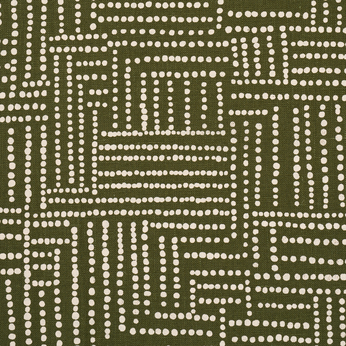 Coco Hand Screen Print - Palm Tree Green - Schumacher 182580 Fabric - Schumacher Fabric