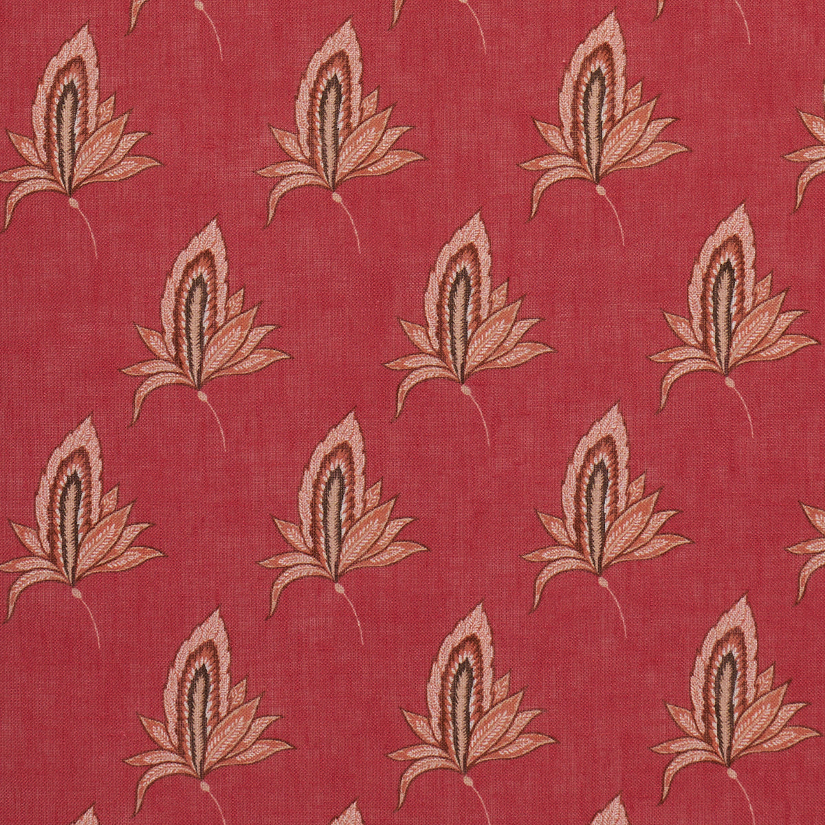 Bangalore Imagination - Rouge - Schumacher 182601 Fabric - Schumacher Fabric