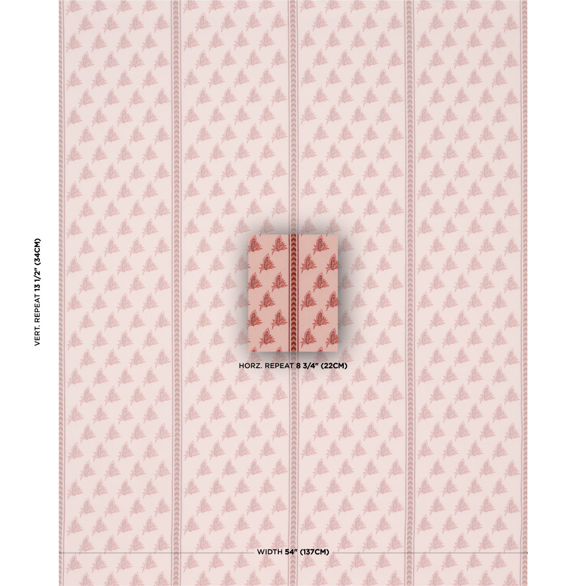 BANGALORE-IMAGINATION-ROSE-SCHUMACHER-182602 - Schumacher Fabric