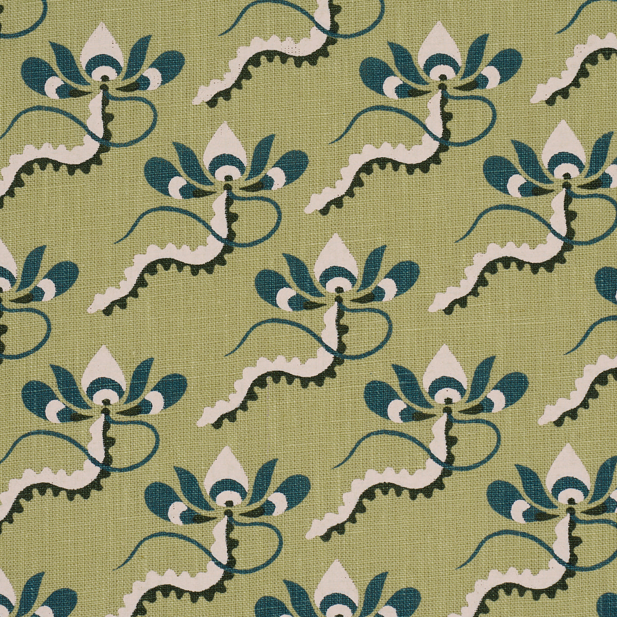 BOMBAY-RAINBOW-LEAF-SCHUMACHER-182610 - Schumacher Fabric