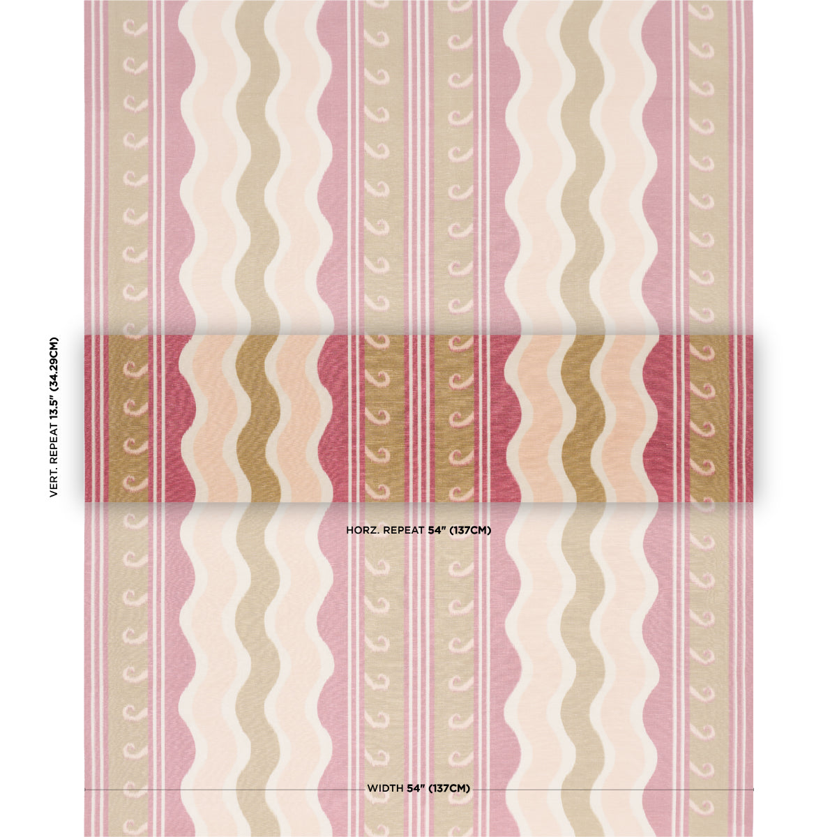 ROMAN-REVERIE-GOLD-ROSE-SCHUMACHER-182631 - Schumacher Fabric