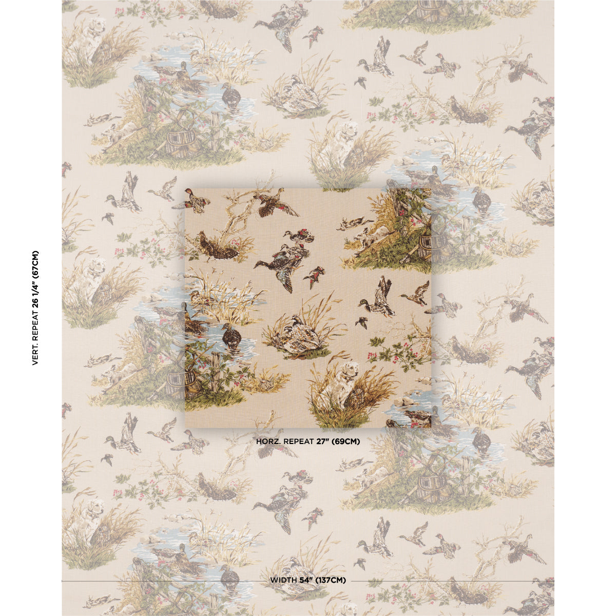 DOG-DUCK-ALABASTER-SCHUMACHER-182660 - Schumacher Fabric