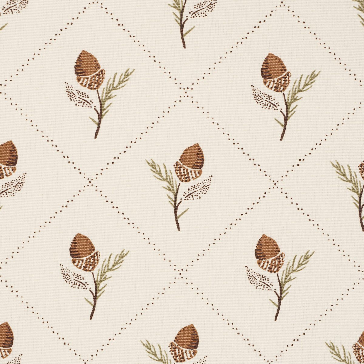 HOLDEN-HAND-PRINT-CREAM-SCHUMACHER-182670 - Schumacher Fabric