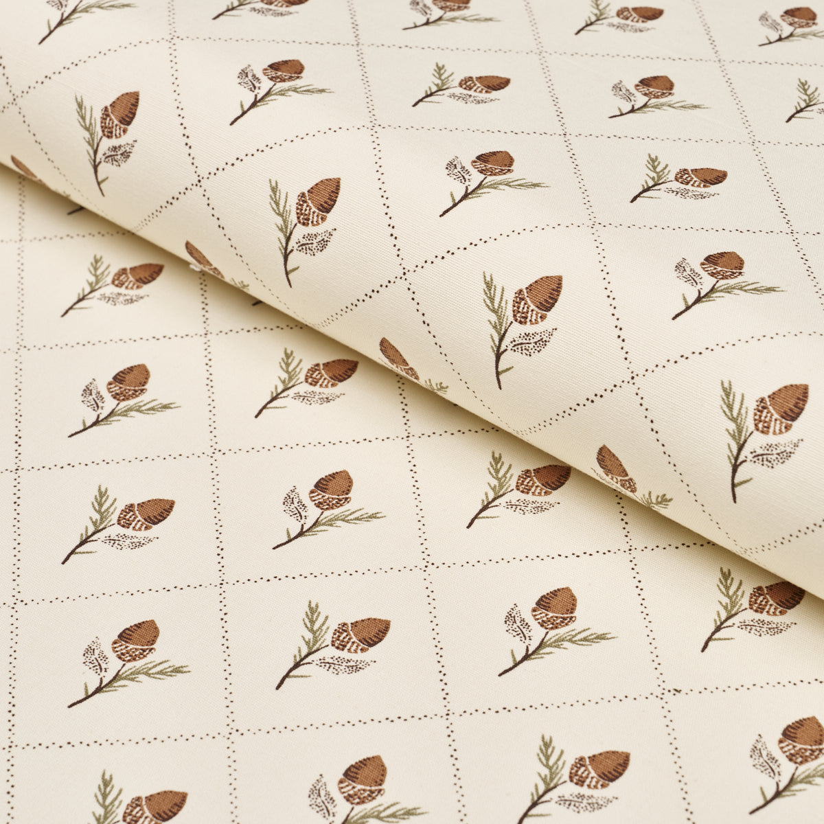 HOLDEN-HAND-PRINT-CREAM-SCHUMACHER-182670 - Schumacher Fabric