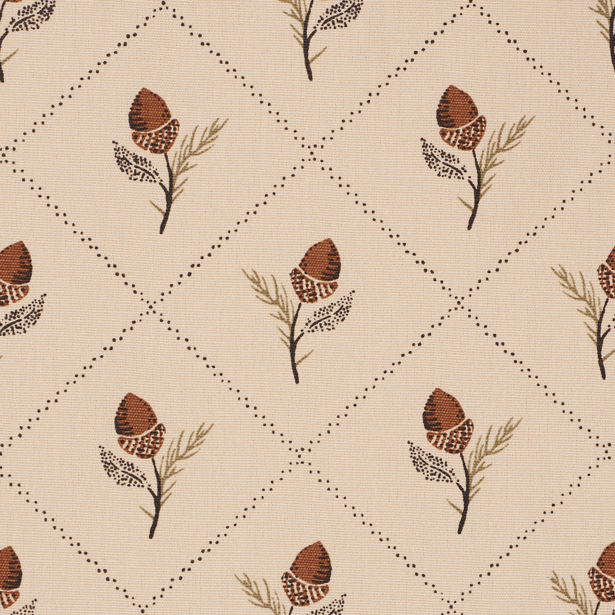 HOLDEN-HAND-PRINT-FLAX-SCHUMACHER-182671 - Schumacher Fabric