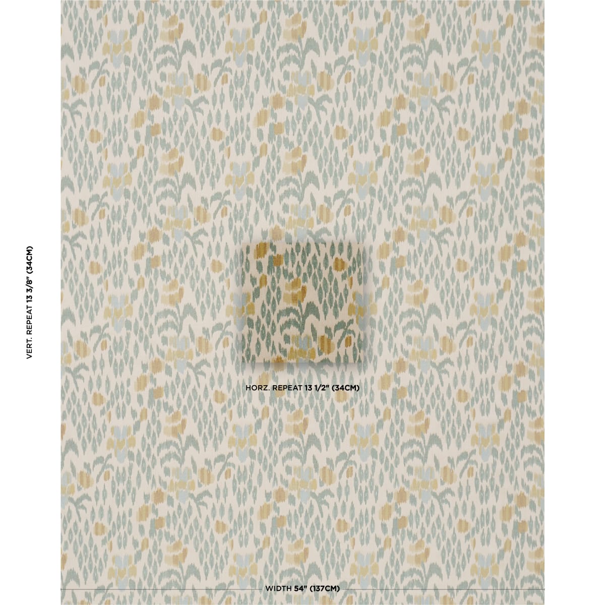 LEONORA-WARP-PRINT-CITRON-SCHUMACHER-182731 - Schumacher Fabric