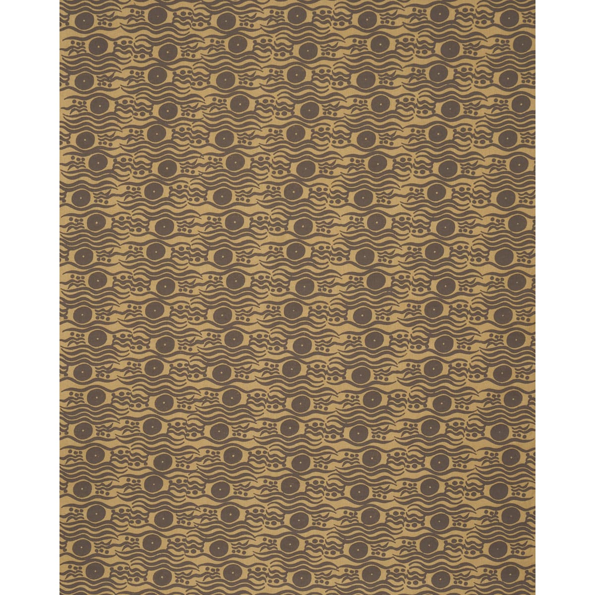 BOSPHORUS-HAND-BLOCK-OCHRE-BROWN-SCHUMACHER-182740 - Schumacher Fabric