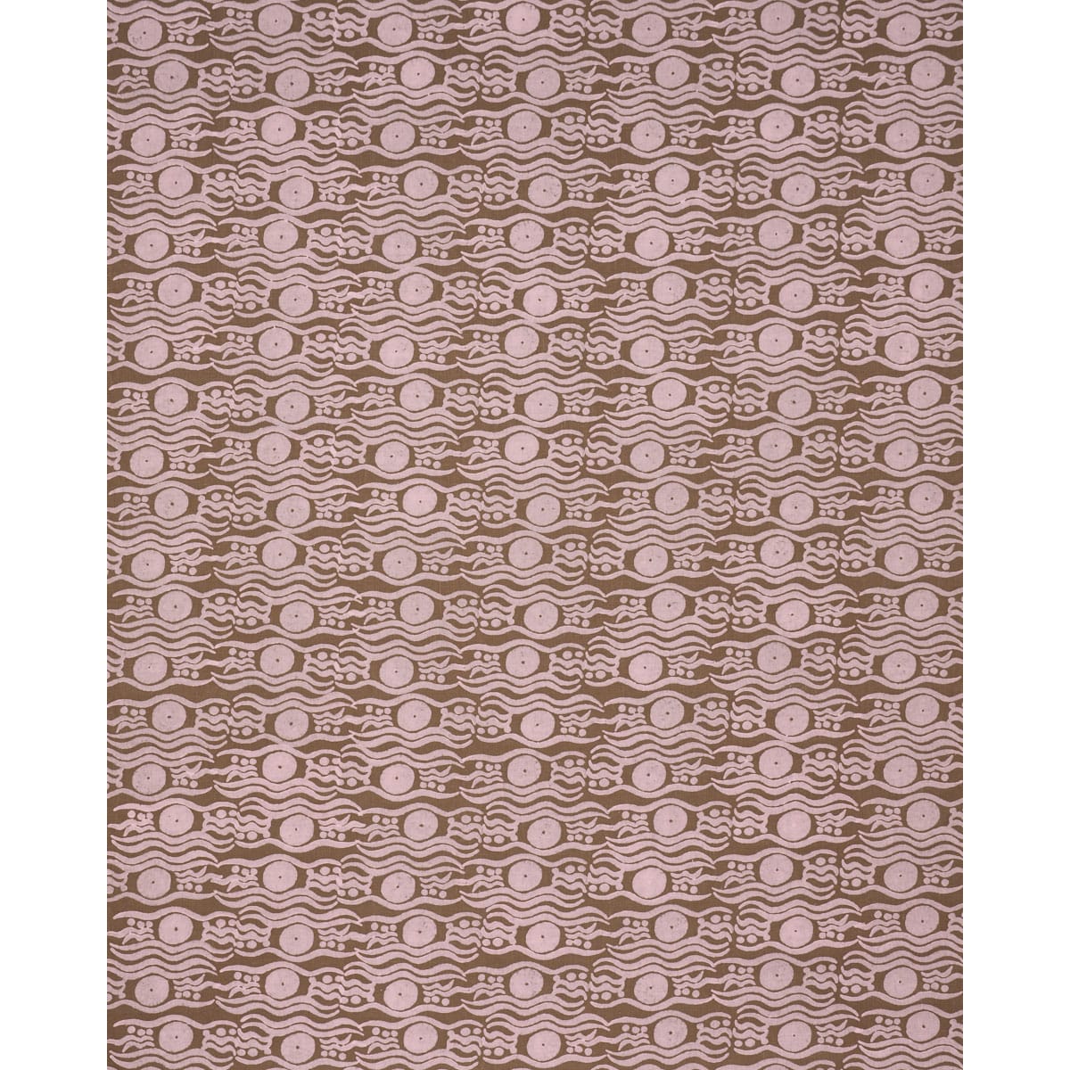 BOSPHORUS-HAND-BLOCK-BROWN-PINK-SCHUMACHER-182742 - Schumacher Fabric