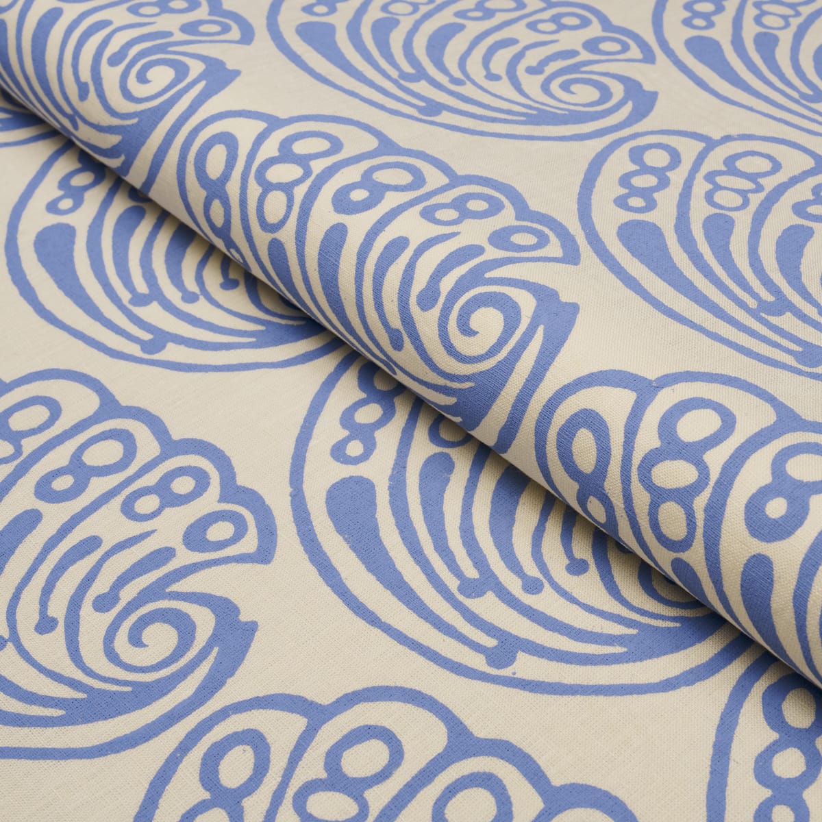 RAMSGATE-HAND-BLOCK-FRENCH-BLUE-SCHUMACHER-182750 - Schumacher Fabric