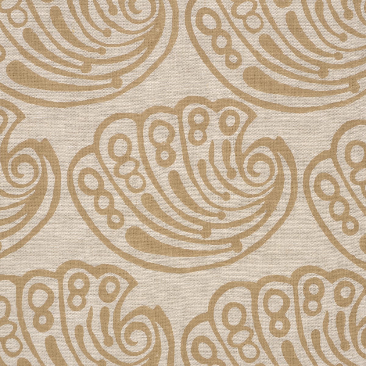RAMSGATE-HAND-BLOCK-SAND-SCHUMACHER-182752 - Schumacher Fabric