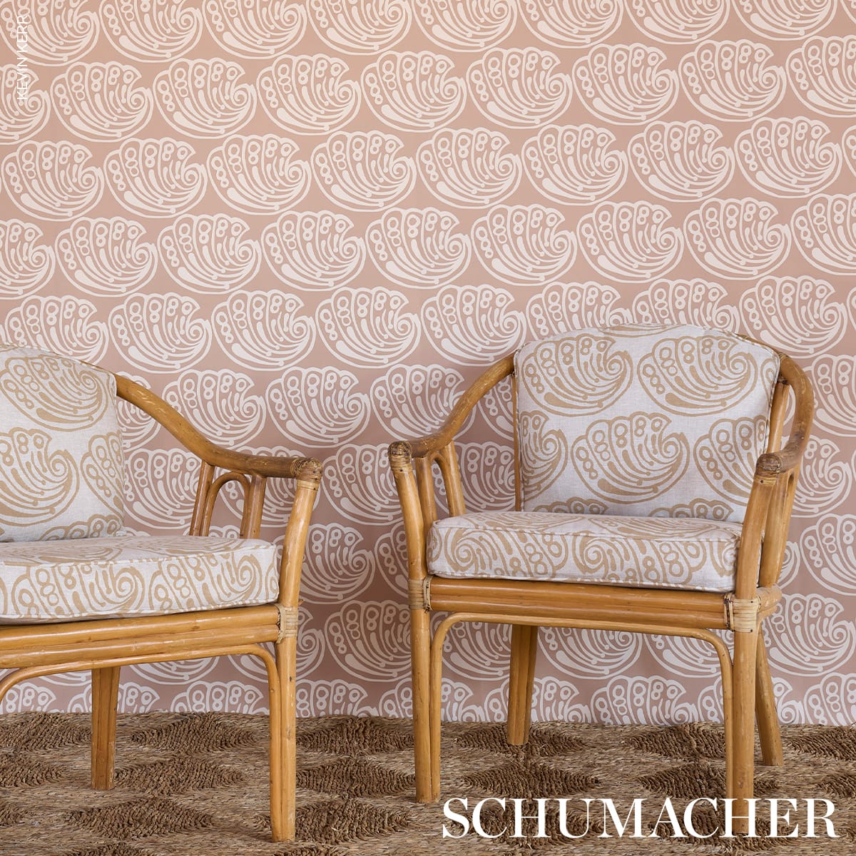 RAMSGATE-HAND-BLOCK-SAND-SCHUMACHER-182752 - Schumacher Fabric