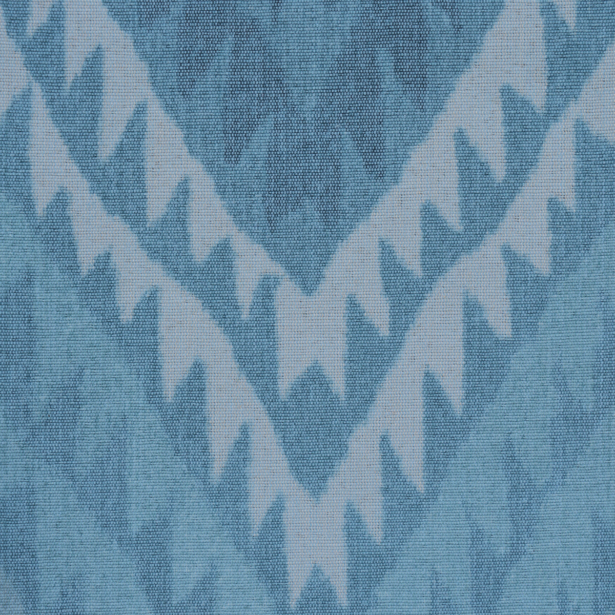 Shabba Warp Print - Blues - Schumacher 182771 Fabric - Schumacher Fabric