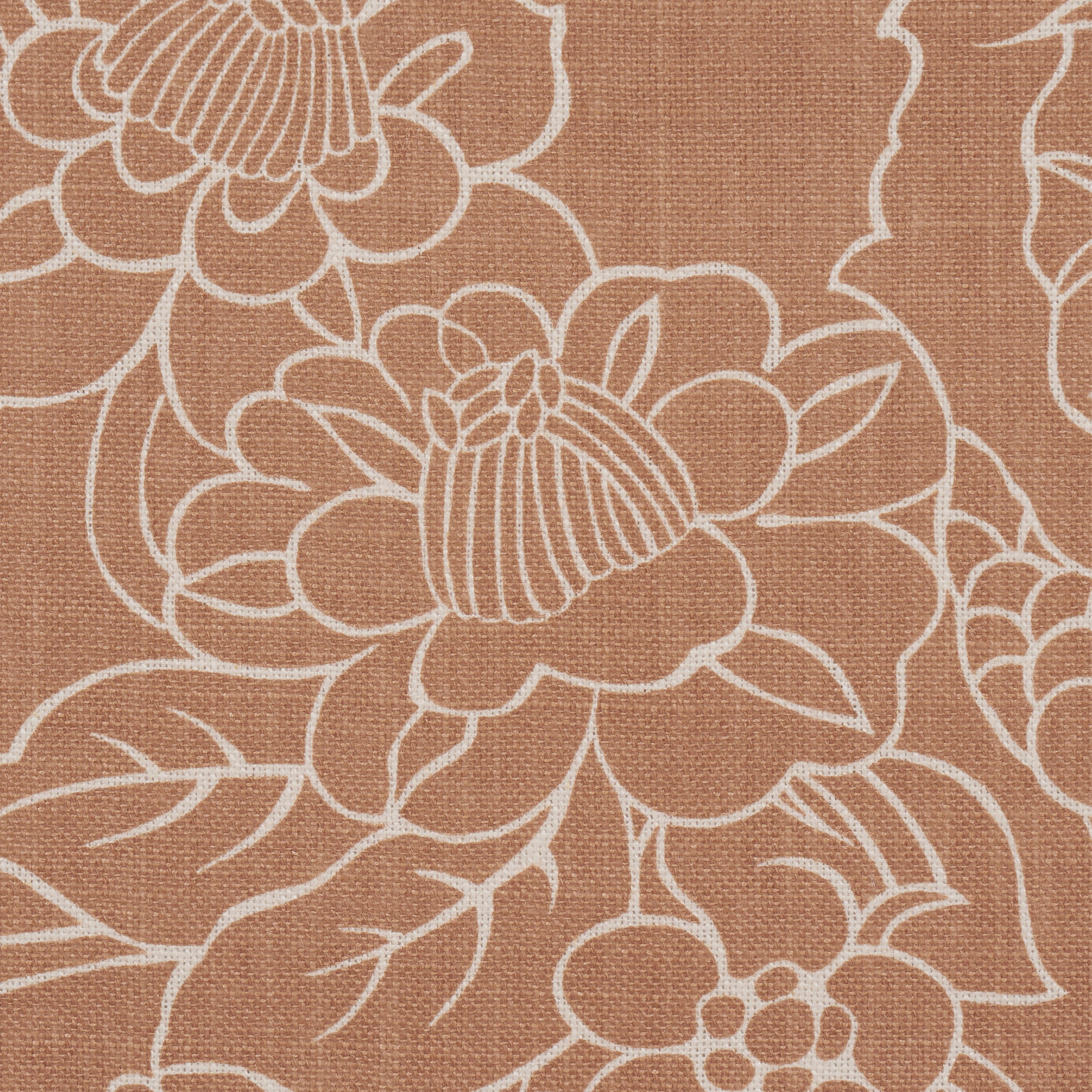 CHIANG-MAI-DRAGON-SILHOUETTE-MEDITERRANEAN-SPICE-SCHUMACHER-182781 - Schumacher Fabric
