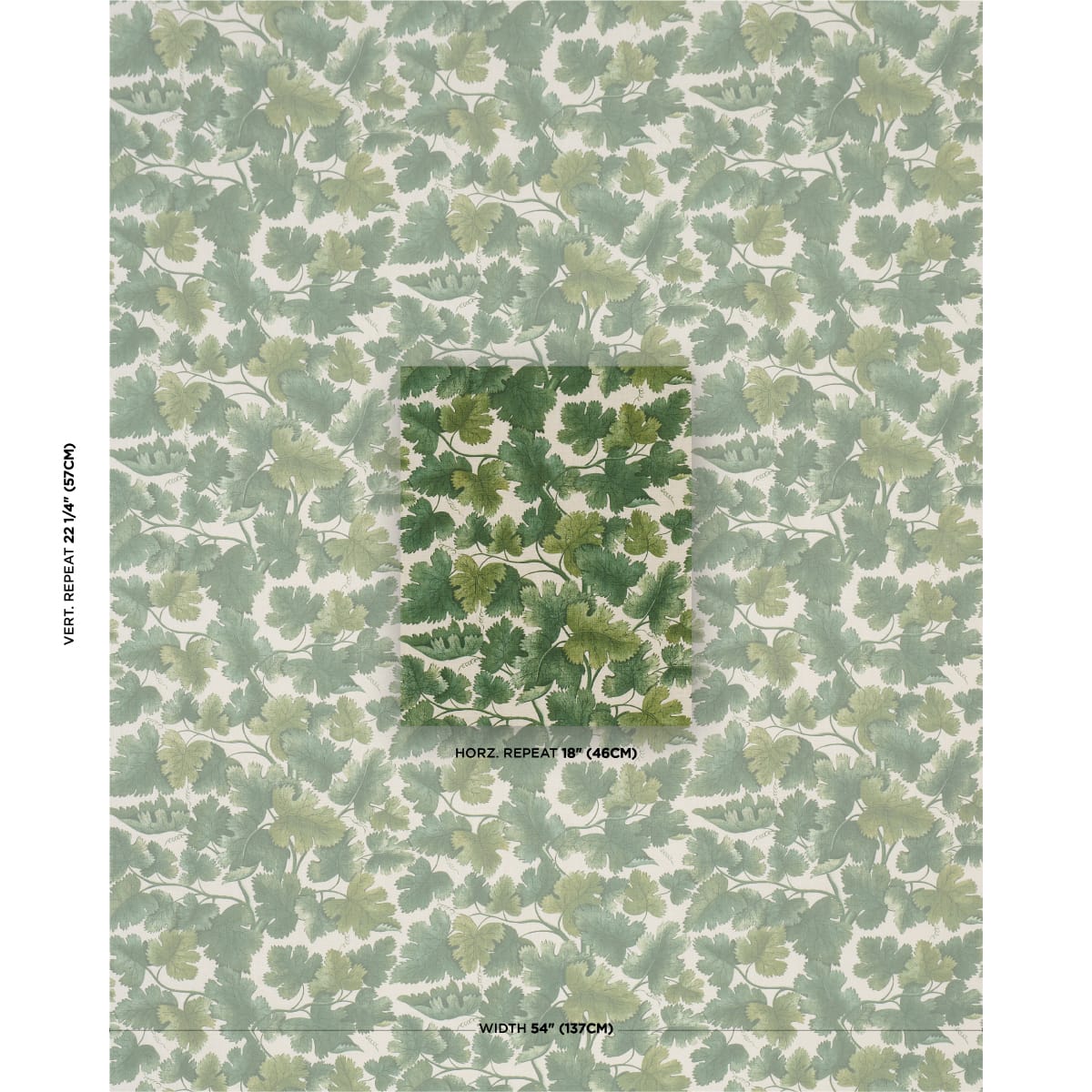 EDINBURGH-VINE-FOREST-SCHUMACHER-182791 - Schumacher Fabric