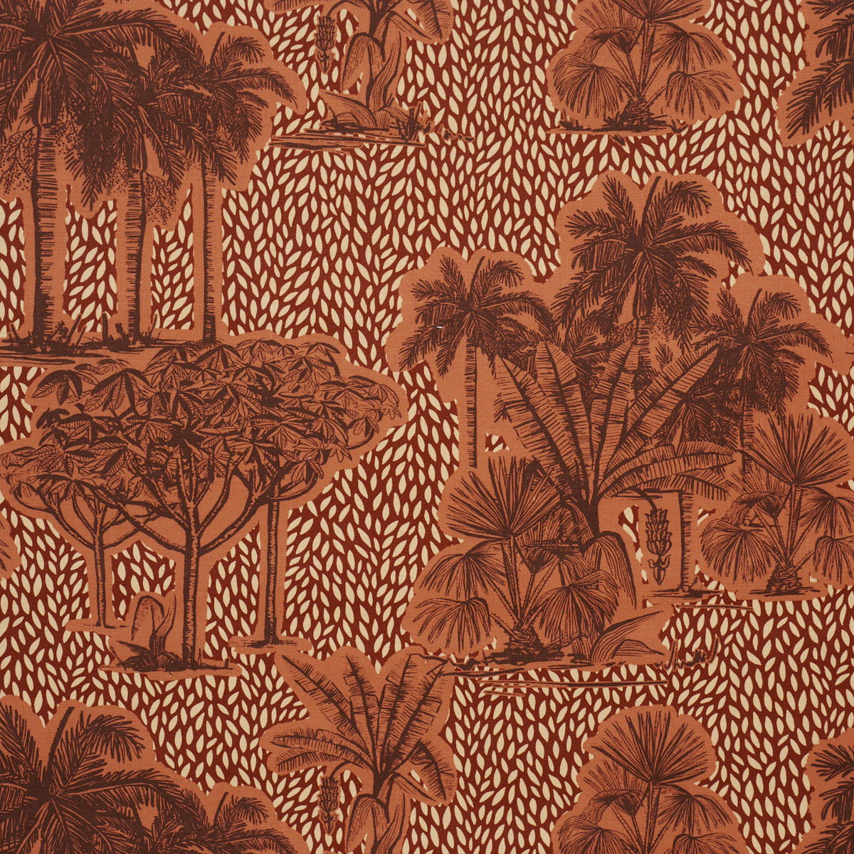 Tropical Safari Print - Sunset In Los Llanos - Schumacher 182811 Fabric - Schumacher Fabric