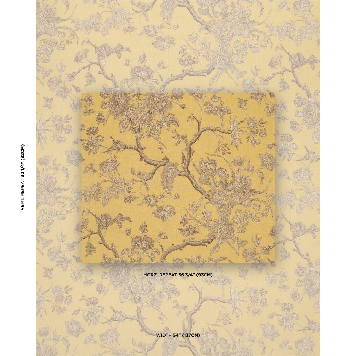 INVERNESS-GARDEN-BUTTERCUP-SCHUMACHER-182831 - Schumacher Fabric
