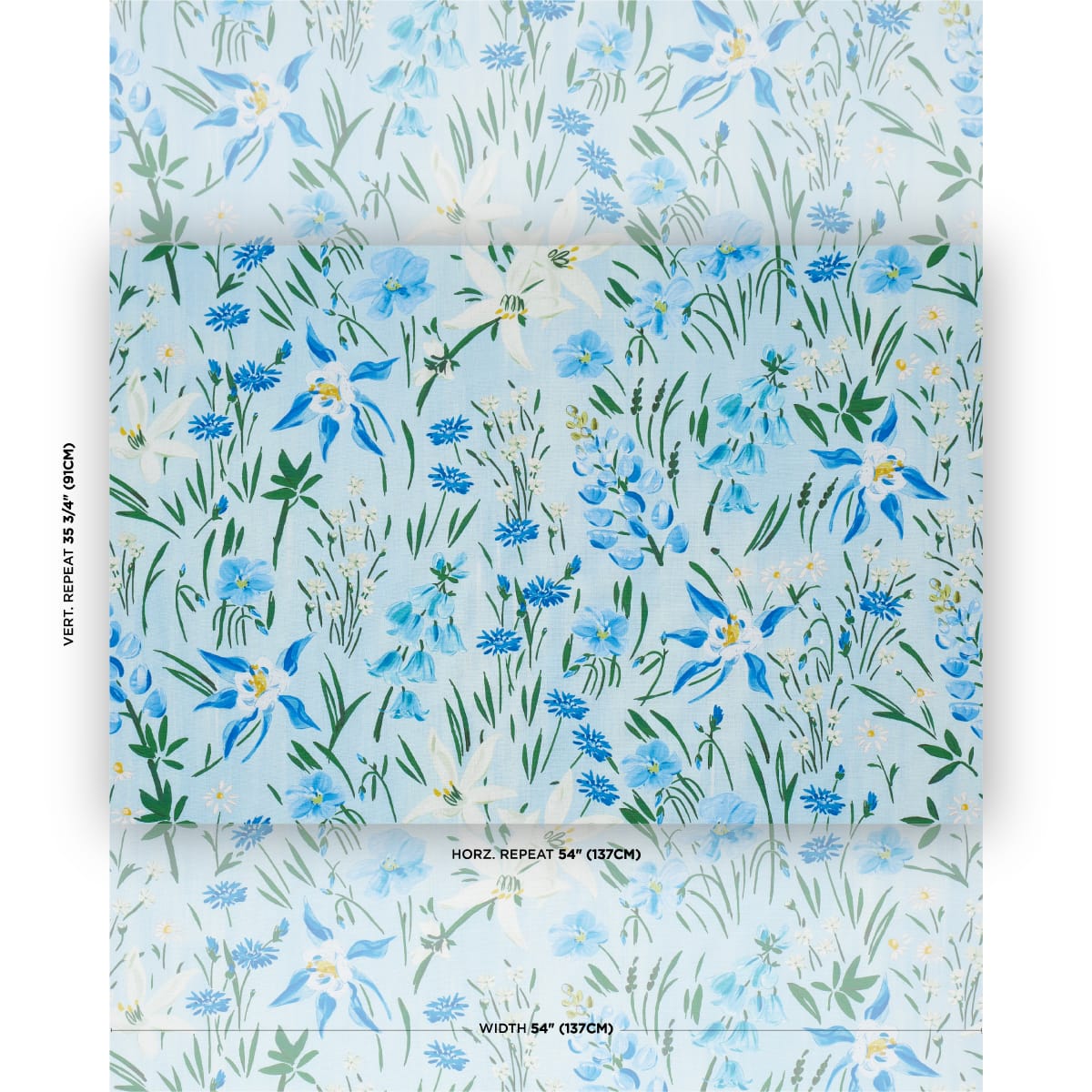 OZ-FLORAL-SKY-SCHUMACHER-182851 - Schumacher Fabric