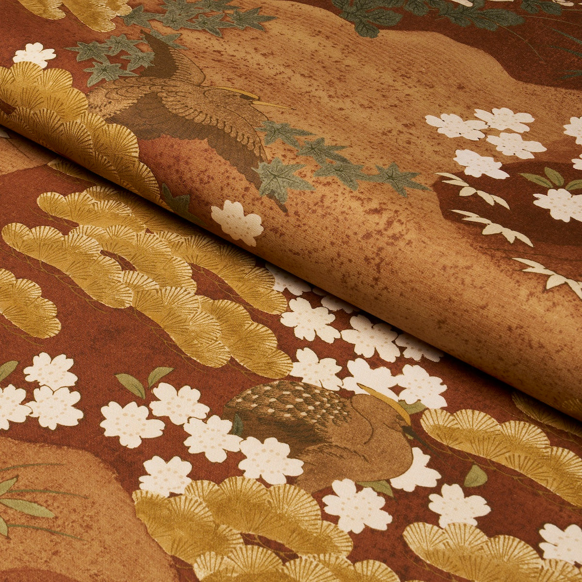 GOLDEN-HILLS-BURGUNDY-SCHUMACHER-182872 - Schumacher Fabric