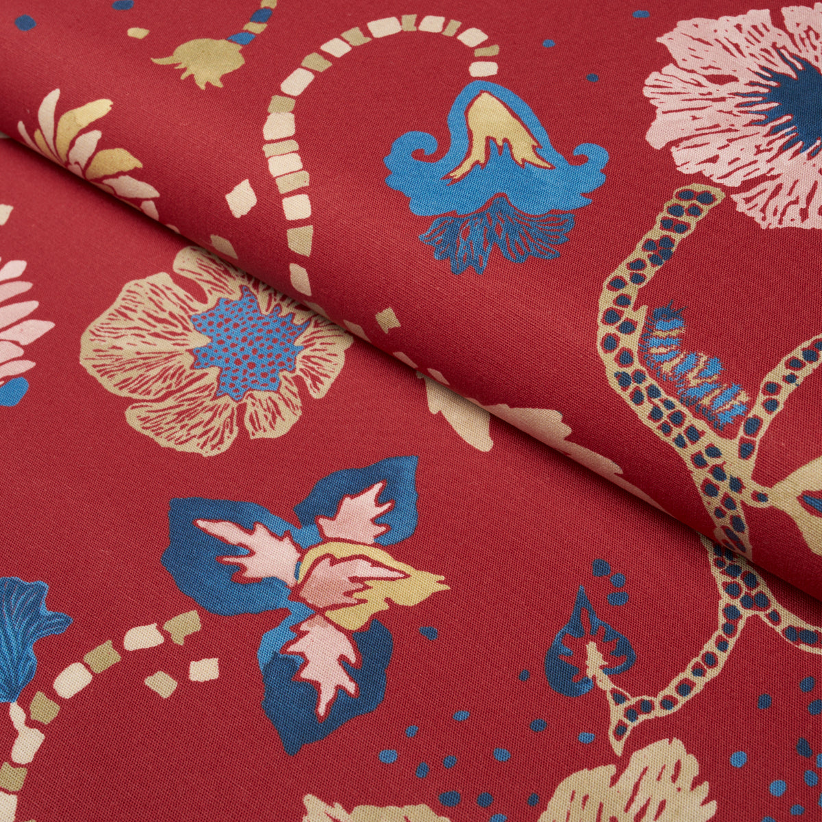 Gloriette - Red - Schumacher 182882 Fabric - Schumacher Fabric