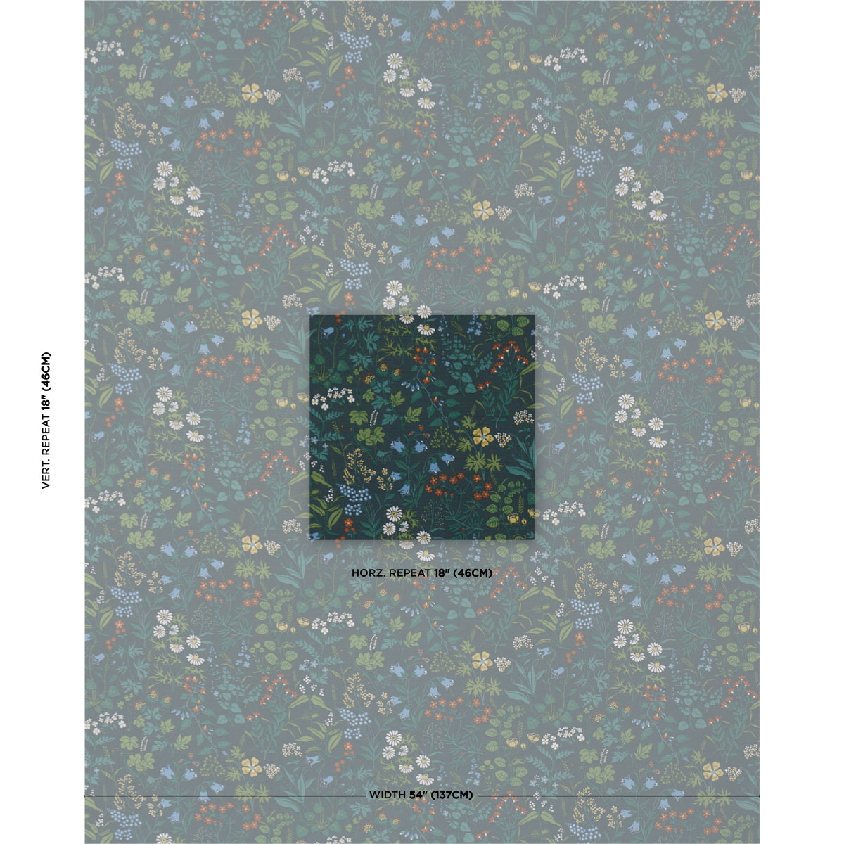FLORA-SPRUCE-SCHUMACHER-182981 - Schumacher Fabric