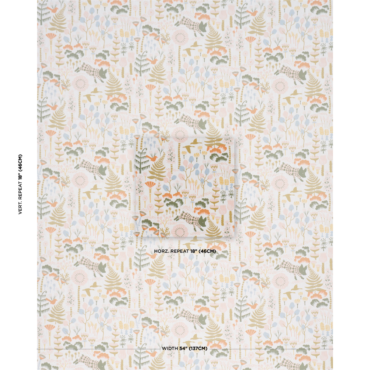 HOPPMOSSE-IVORY-AND-MULTI-SCHUMACHER-183001 - Schumacher Fabric
