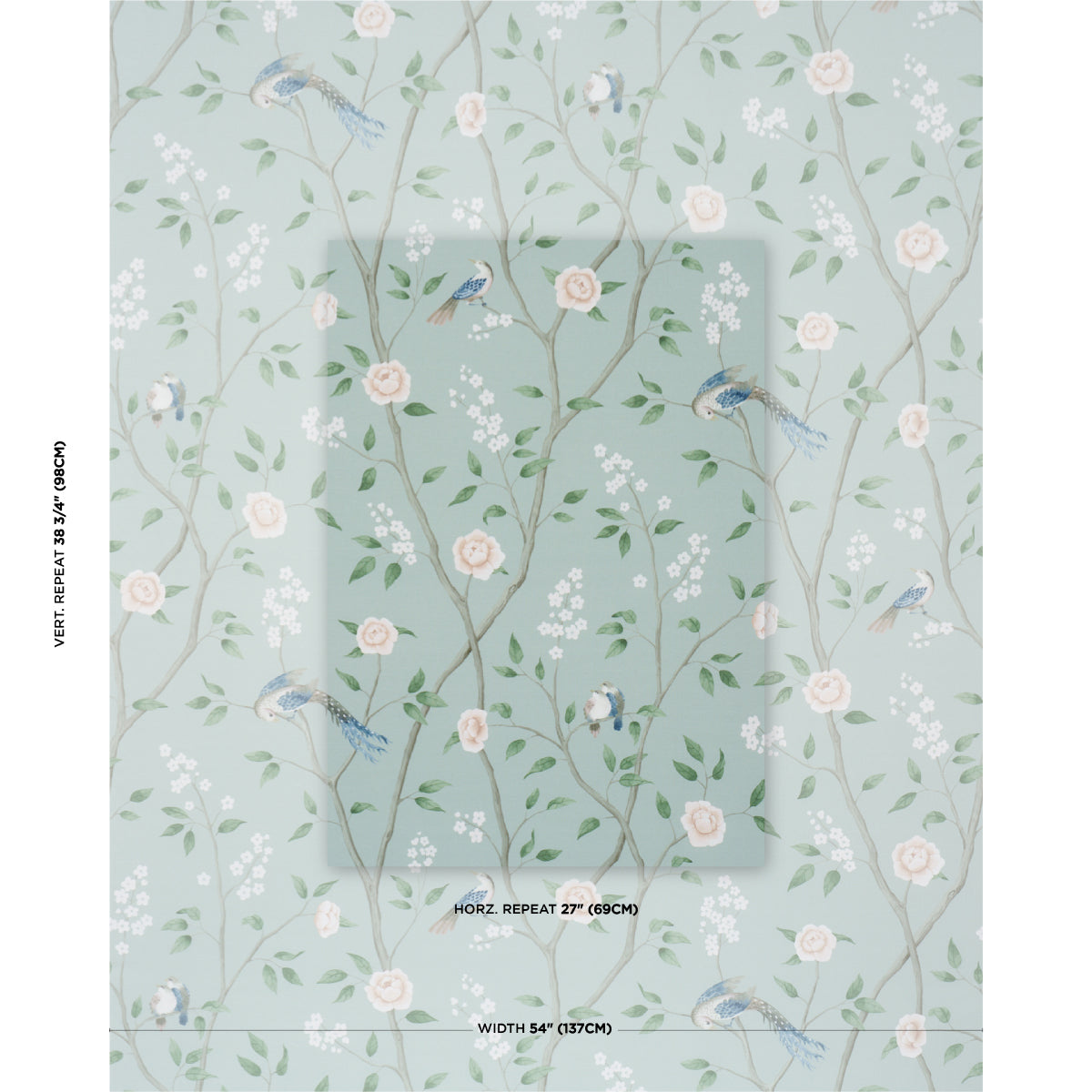 PARADISE-BIRDS-MINERAL-SCHUMACHER-183030 - Schumacher Fabric