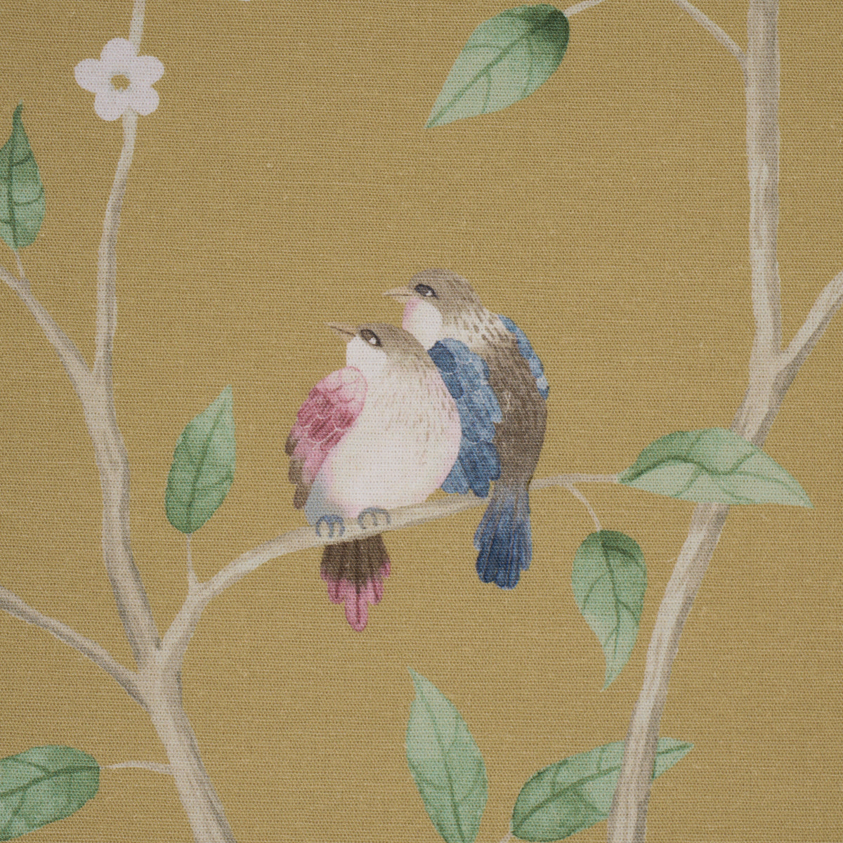 PARADISE-BIRDS-GOLD-SCHUMACHER-183032 - Schumacher Fabric