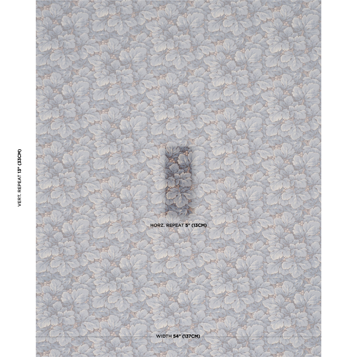 WALDEMAR-BLUE-SCHUMACHER-183040 - Schumacher Fabric