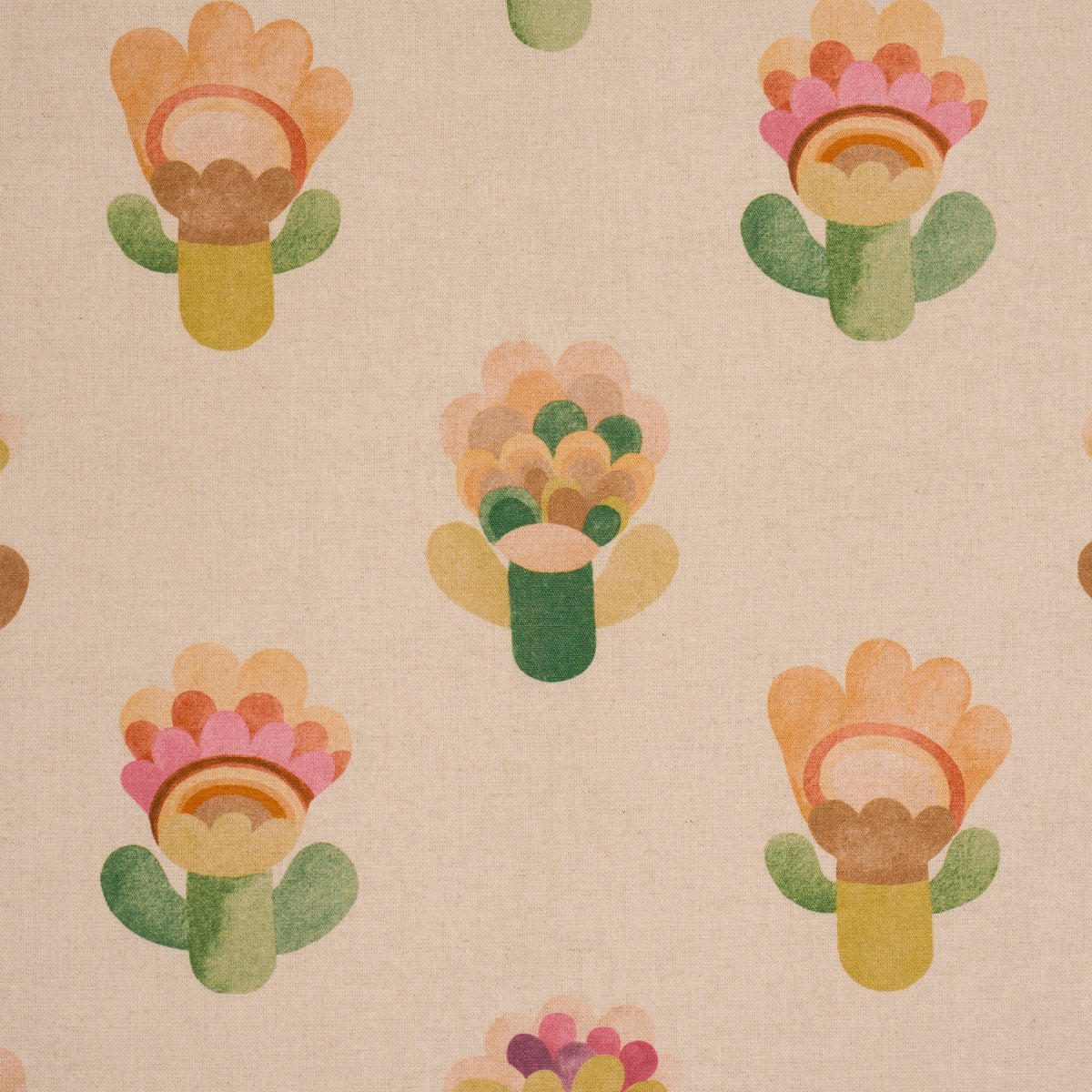 Le Jardin - Sun - Schumacher 183091 Fabric - view 3 - Schumacher Fabric