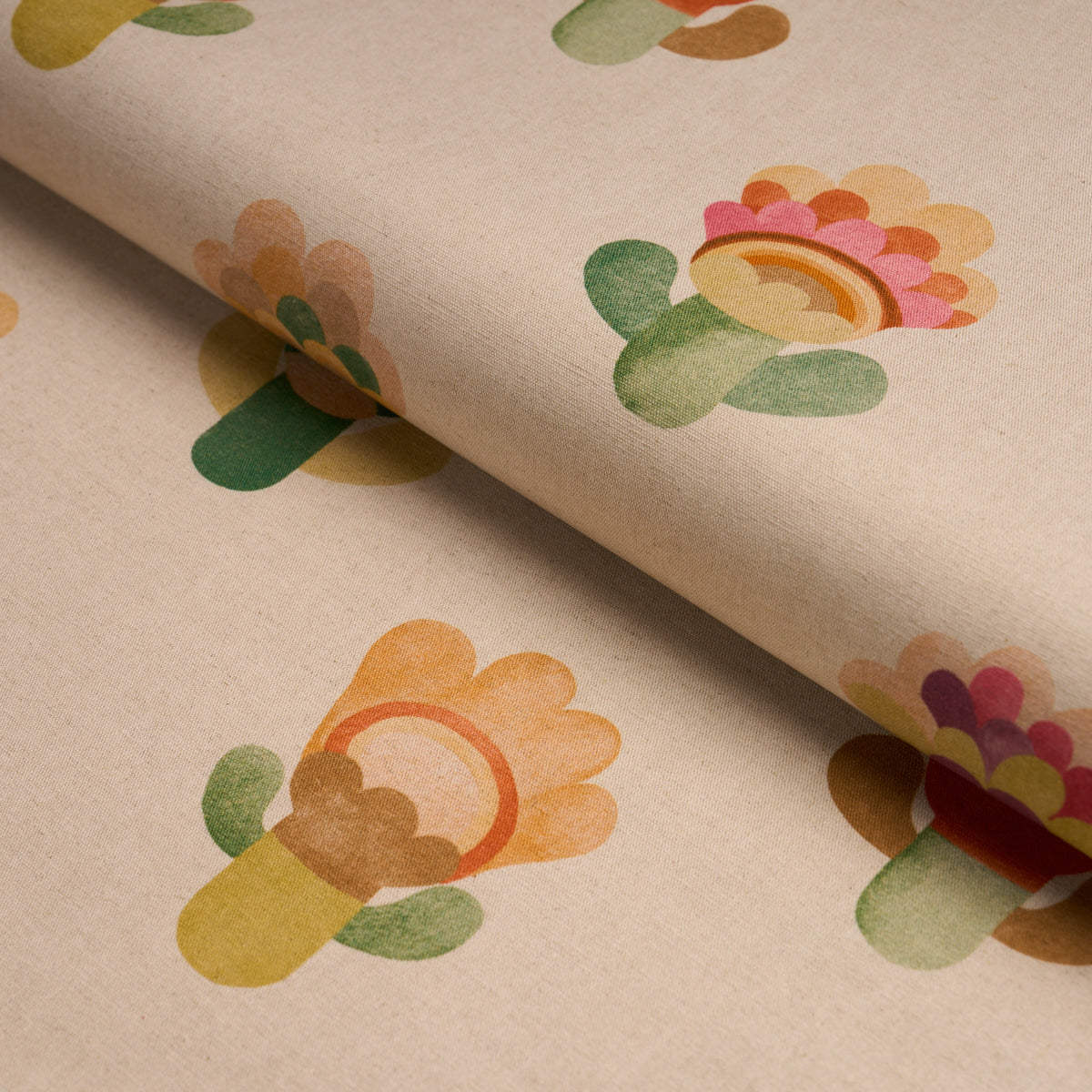 Le Jardin - Sun - Schumacher 183091 Fabric - view 4 - Schumacher Fabric