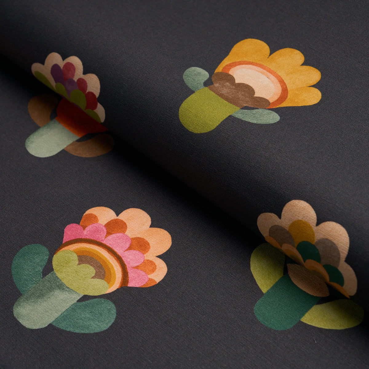 Le Jardin - Night - Schumacher 183092 Fabric - view 4 - Schumacher Fabric