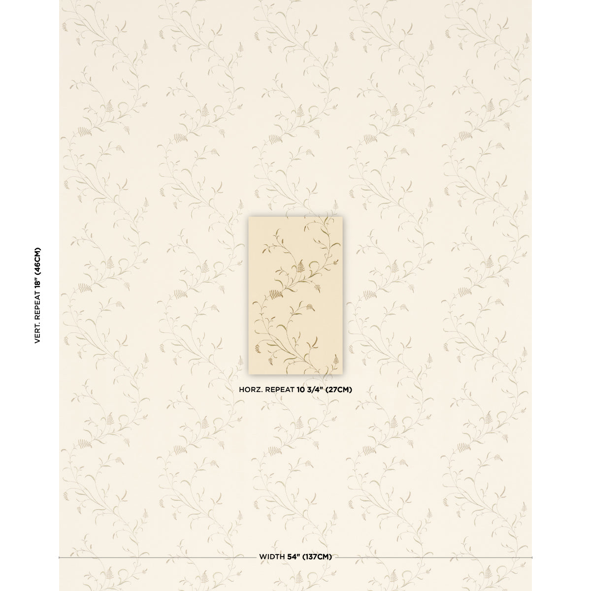 Winding Wheat - Yellow - Schumacher 183200 Fabric - Schumacher Fabric