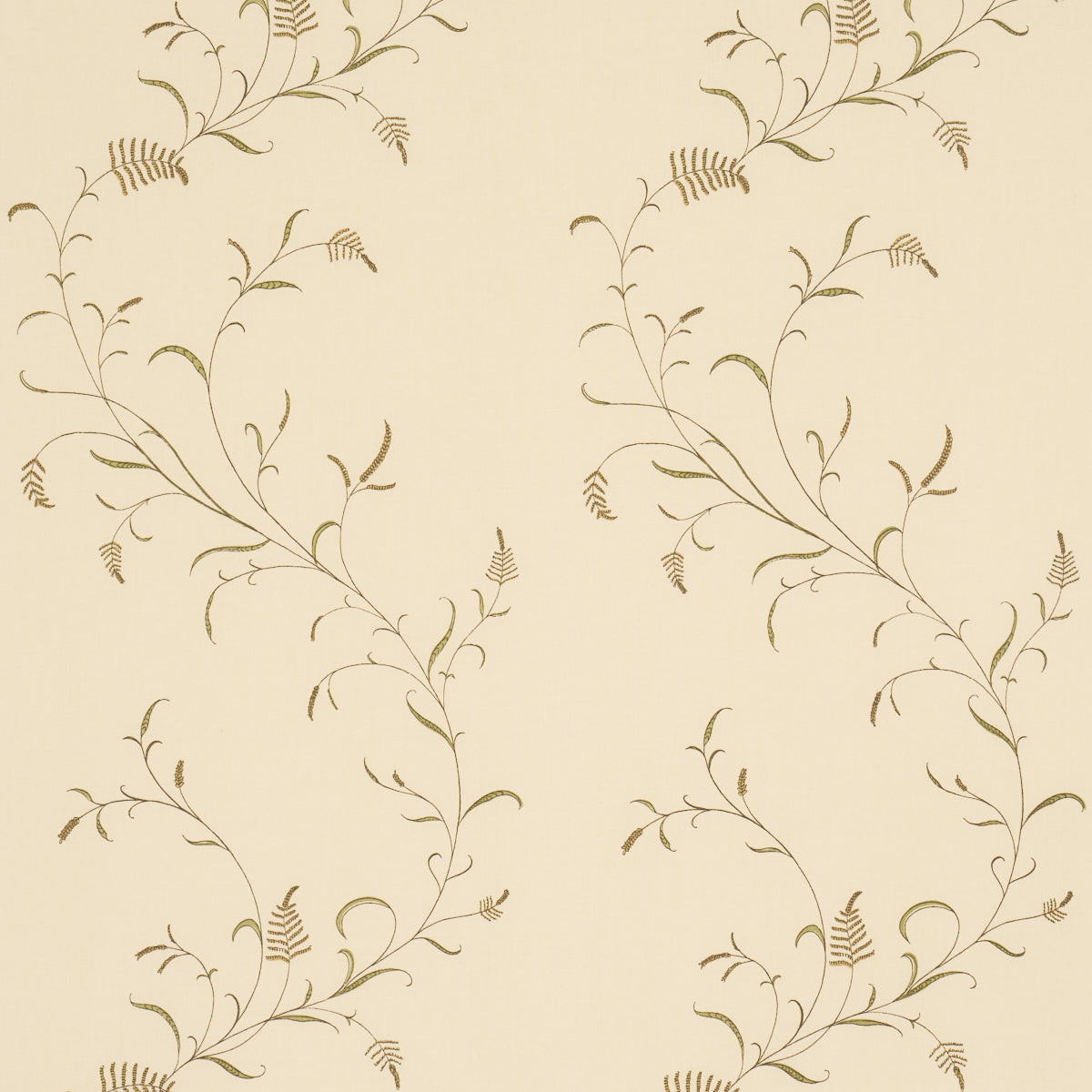 Winding Wheat - Yellow - Schumacher 183200 Fabric - Schumacher Fabric